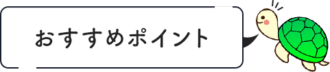 おすすめポイント